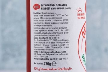 Tat Organik Domates Rendesi 470 G