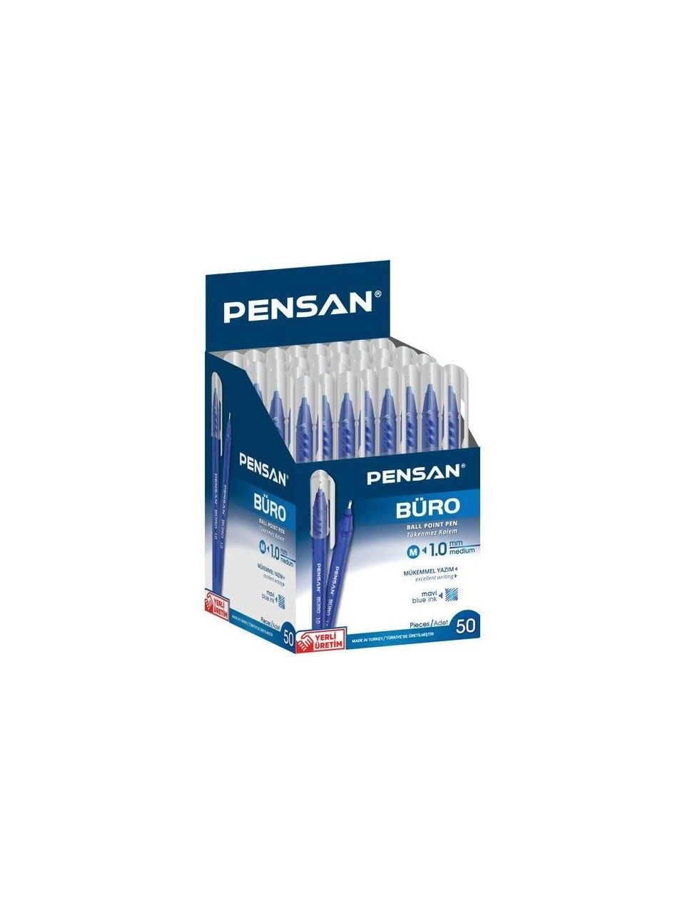 Büro Mavi Tükenmez Kalem 1Mm 2270 50 Li Paket