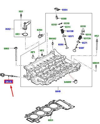 Silindir Kapak Sıcaklık Sensörü-Lr074069-Lr115083-Lr155114-Jde36471-Jde40239-Jde41205 (Jaguar)-2.0 Dizel/Range Rover Sport-Range Rover Range Rover Velar