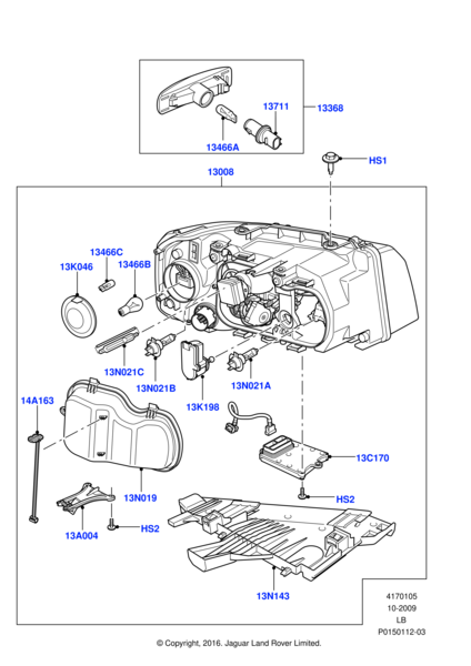 Far Alt Braketi ( R-L )-Lr001538-Lr025751-/R.R.Evouqe