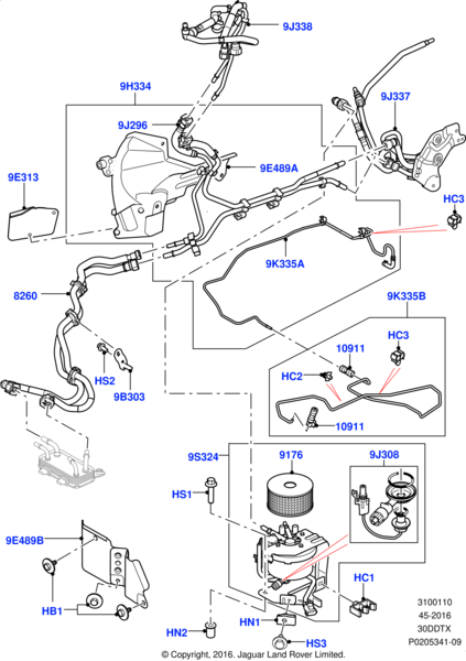 Yakıt Filtresi Komple-Lr045519-Lr010416-Wjn500200-3.0/Range Rover Sport