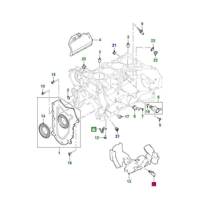 Yağ Jeti-Lr095896-Lr073683-Lr079591-Jde39532-Jde39027(Jaguar)-2.0 Dizel/Range Rover Sport