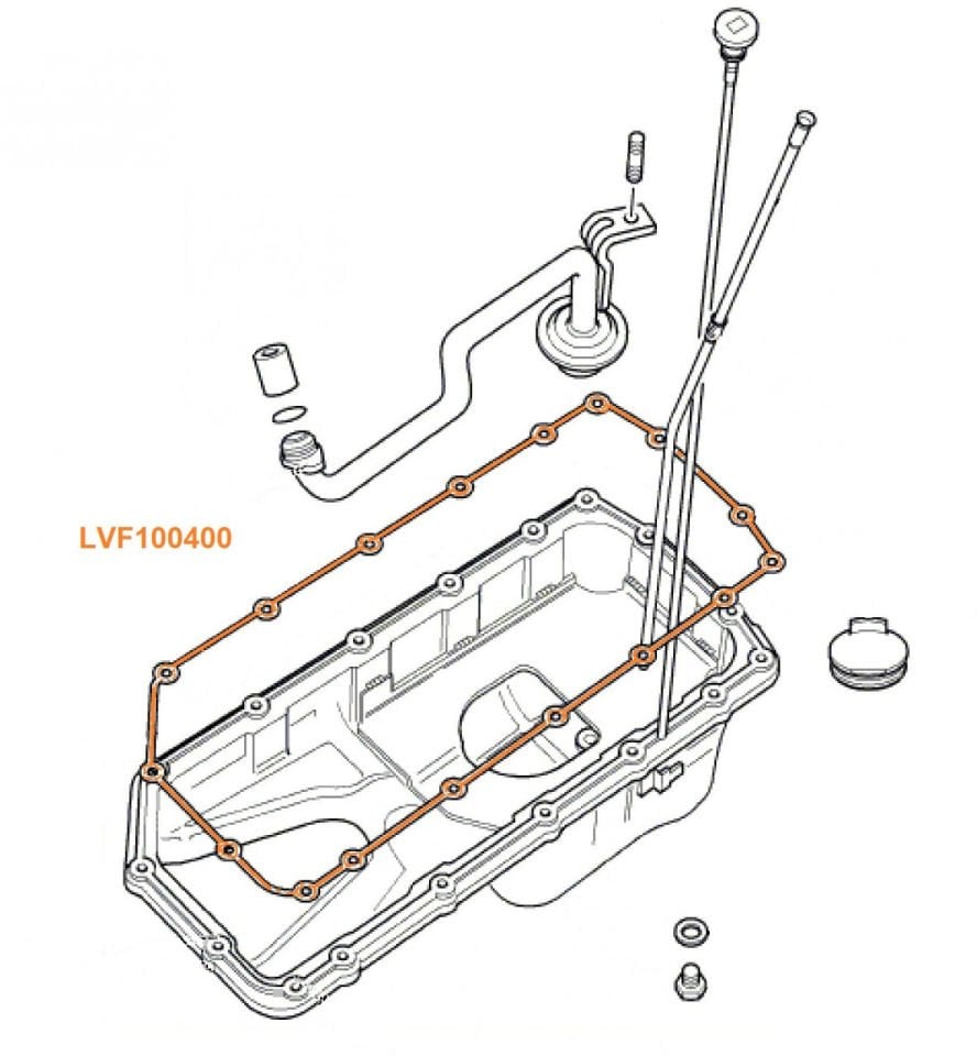 Karter Contası-LVF100400 A-4.0 - 4.6/Range Rover New