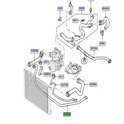 Şanzıman Soğutucu Hortum -Pch001250-Pch001251-3.0/Range Rover New 2