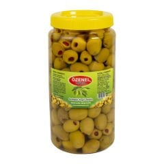Yeşil Zeytin - Biberli 1 Kg