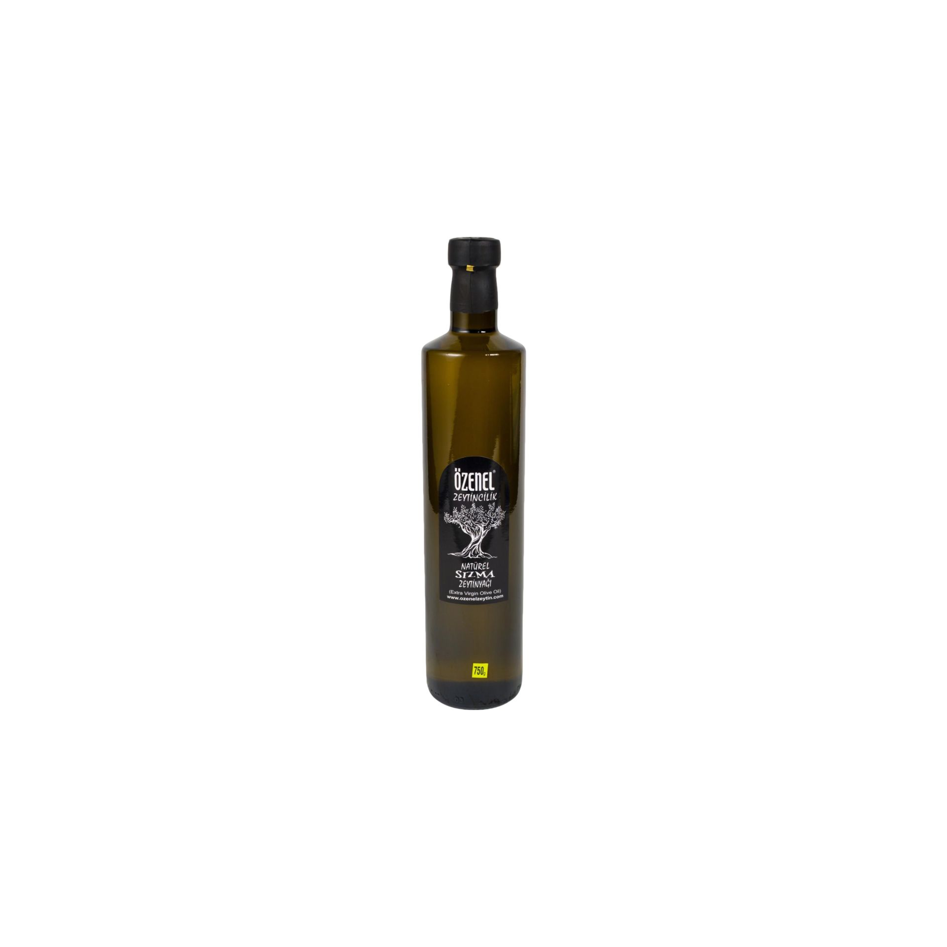 (Cam Siyah Şişe) Natürel Sızma Zeytinyağı 750 Ml