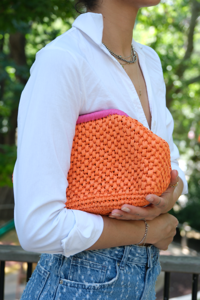 SUMMER LOVE HANDCRAFTED RAFFIA YARN BAG