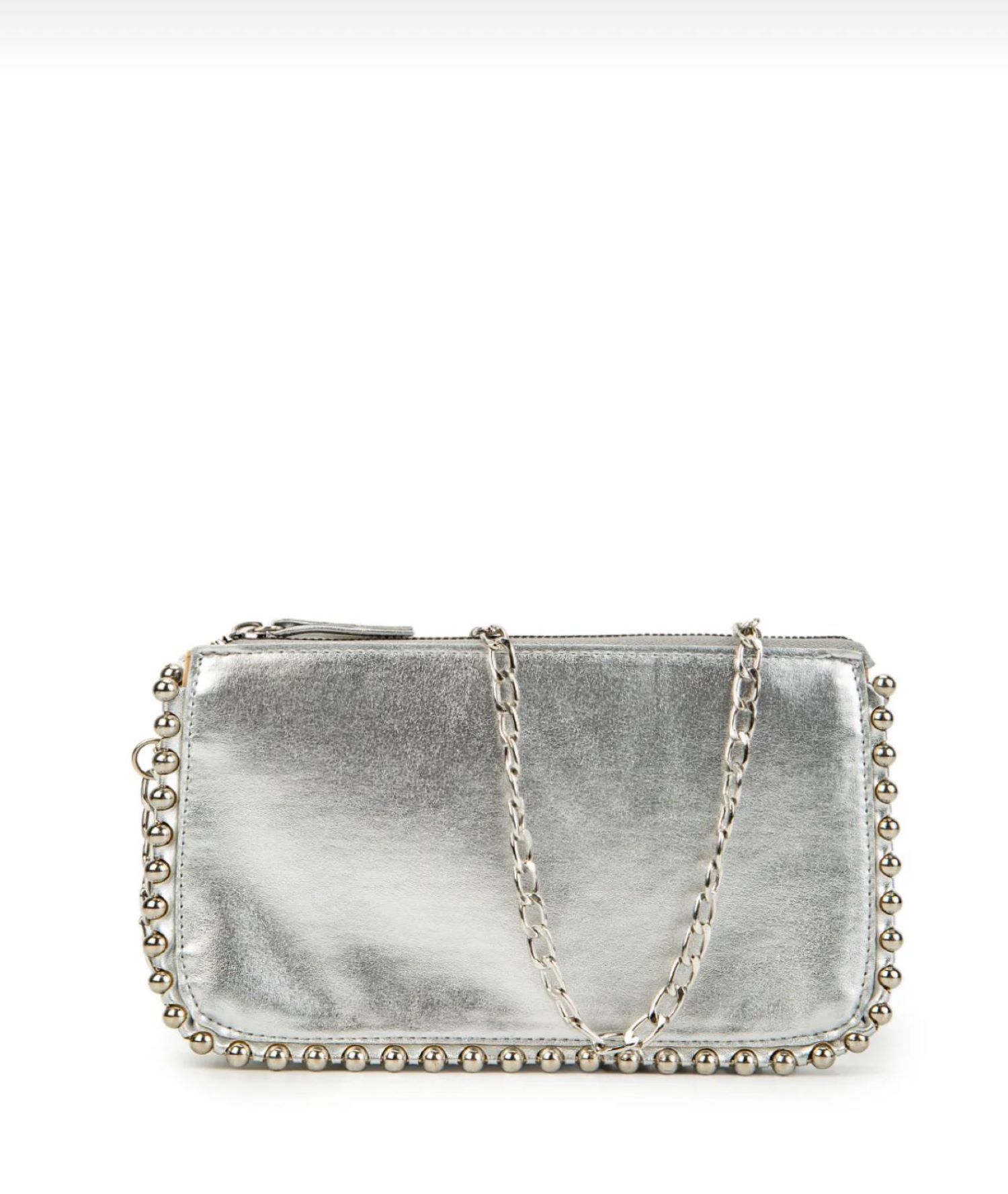 Very Special Luxury Silver Color Cross Strap Party Bag