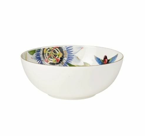 Amazonia Tropik Desenli Servis Kasesi 23 cm