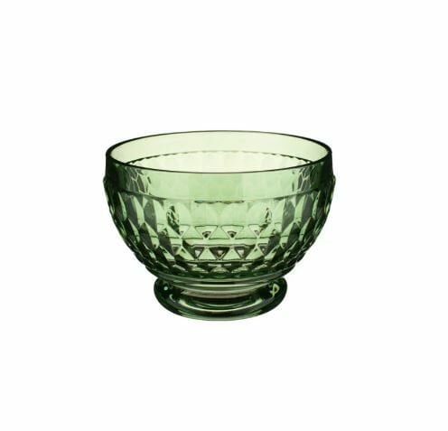 Boston Yeşil Kristal Kase 11,5 cm