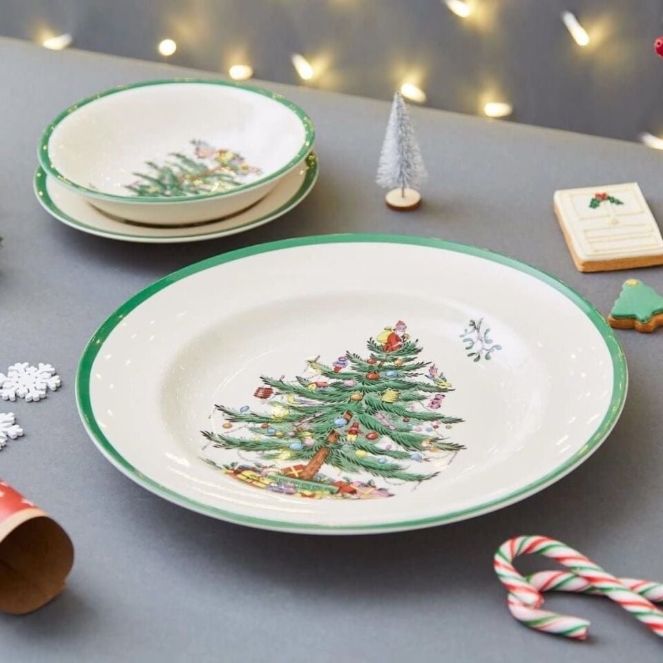 CHRİSTMAS TREE 27 CM YEMEK TABAĞI