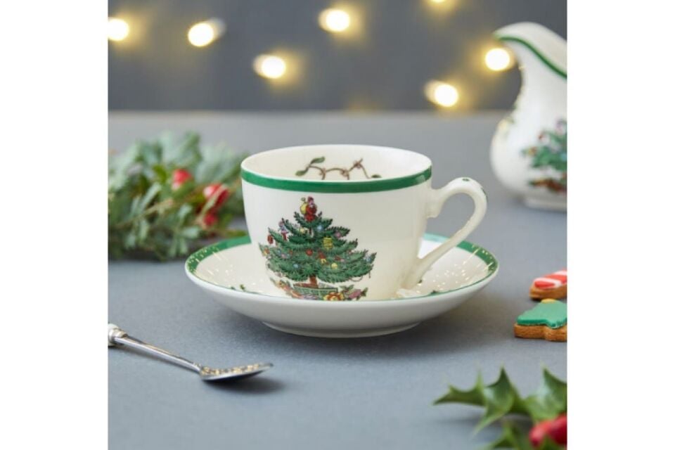 CHRİSTMAS TREE ÇAY FİNCAN+TABAĞI