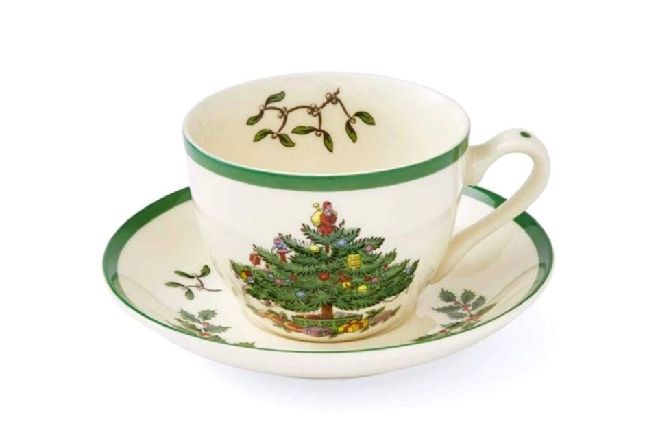 CHRİSTMAS TREE ÇAY FİNCAN+TABAĞI