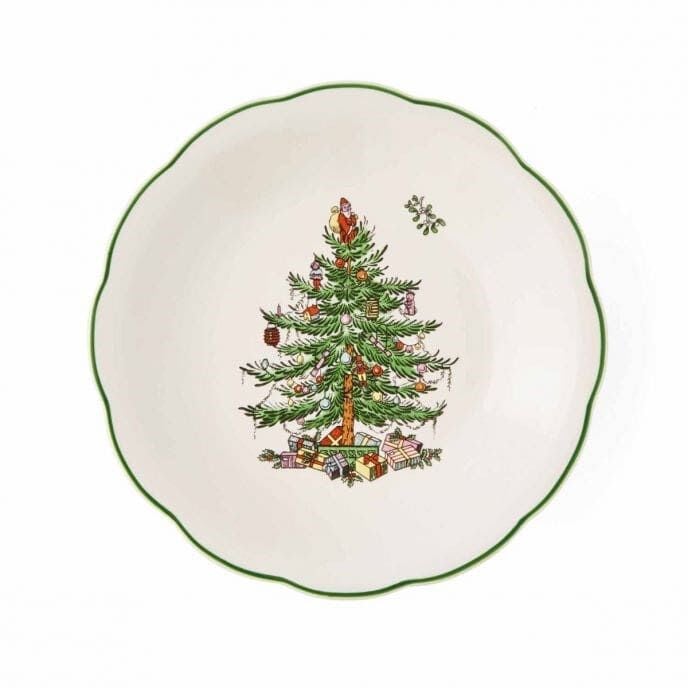 CHRİSTMAS TREE FOOTED CAND DISH