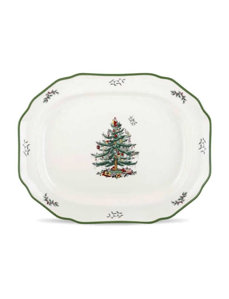 CHRİSTMAS TREESCULPTED PLATTER