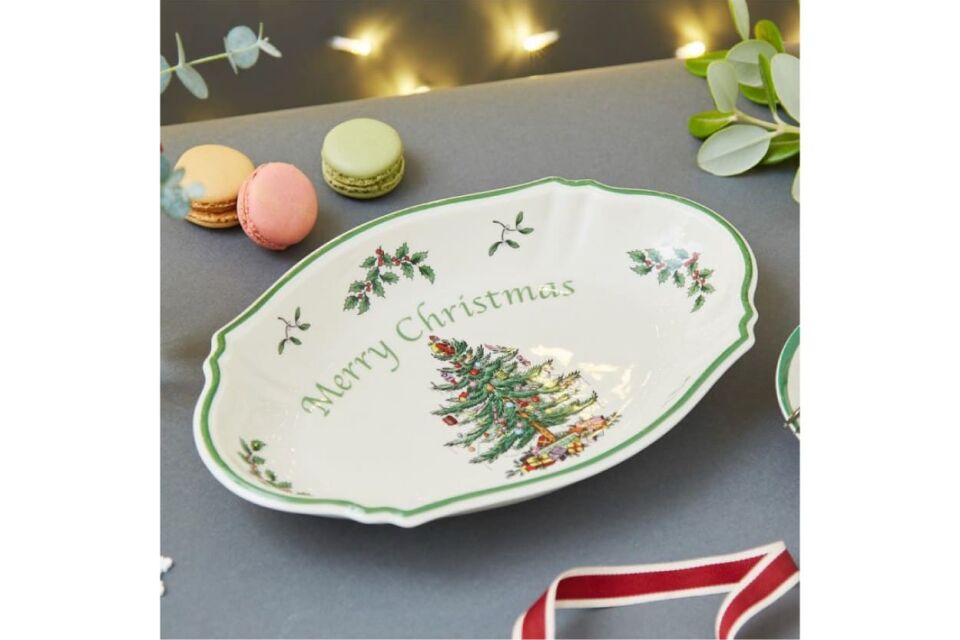 CHRİSTMAS TREE TEPSİ 28 CM