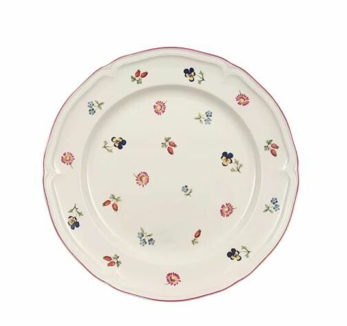 Petite Fleur Çiçek Desenli Yemek Tabağı 26 cm
