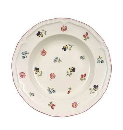 Petite Fleur Çiçek Desenli Çukur Tabak 23 cm