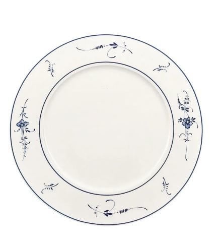 Old Luxembourg Blue Blanc Servis Tabağı, Supla 30 cm