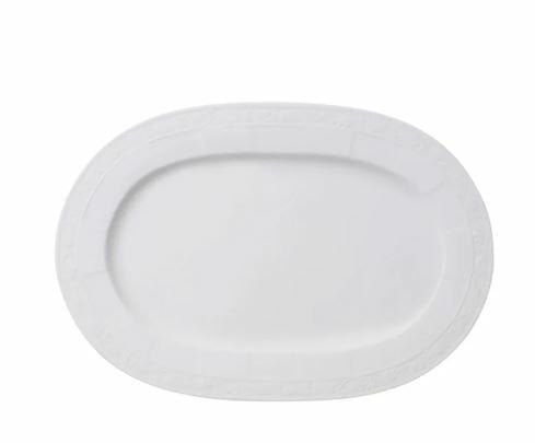 White Pearl Beyaz Oval Servis Tabağı 35 cm