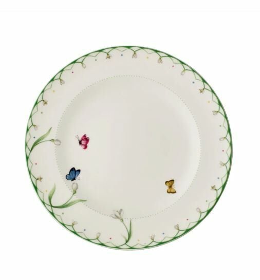 Colourful Spring Çiçek Desenli Yemek Tabağı 27 cm