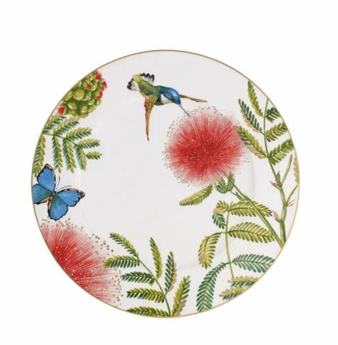 Amazonia Tropik Desenli Servis Tabağı, Supla 30 cm