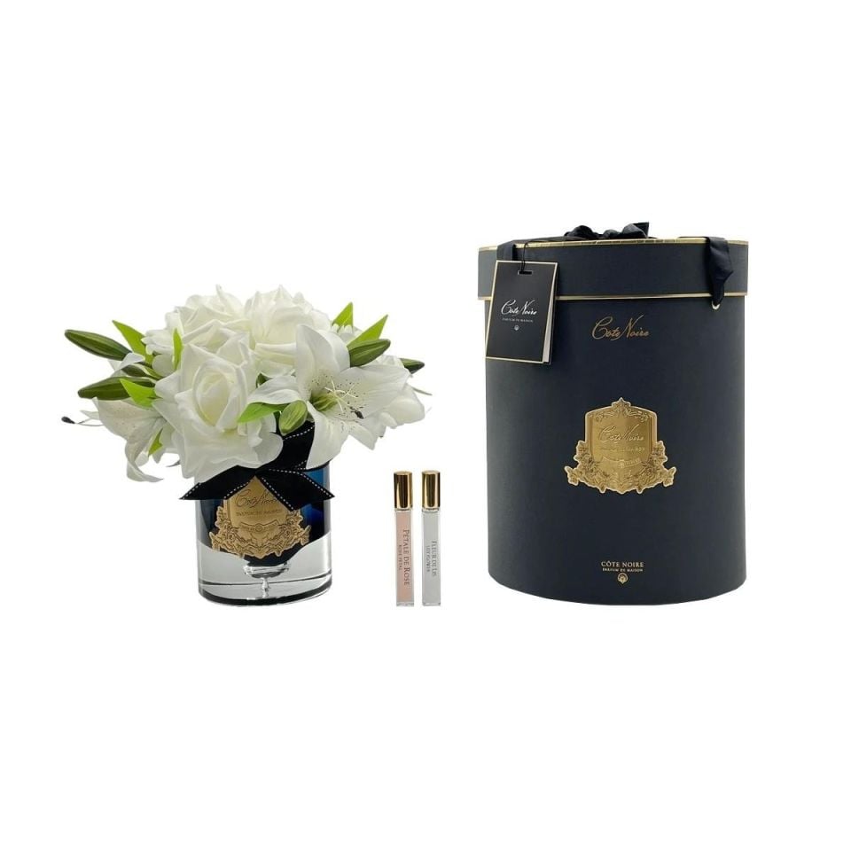 Cote Noire - Luxury Lilyum & Gül Beyaz Gül