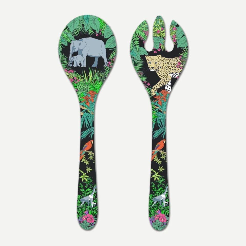 JUNGLE  SERVİS SETİ 2 Lİ  33 CM