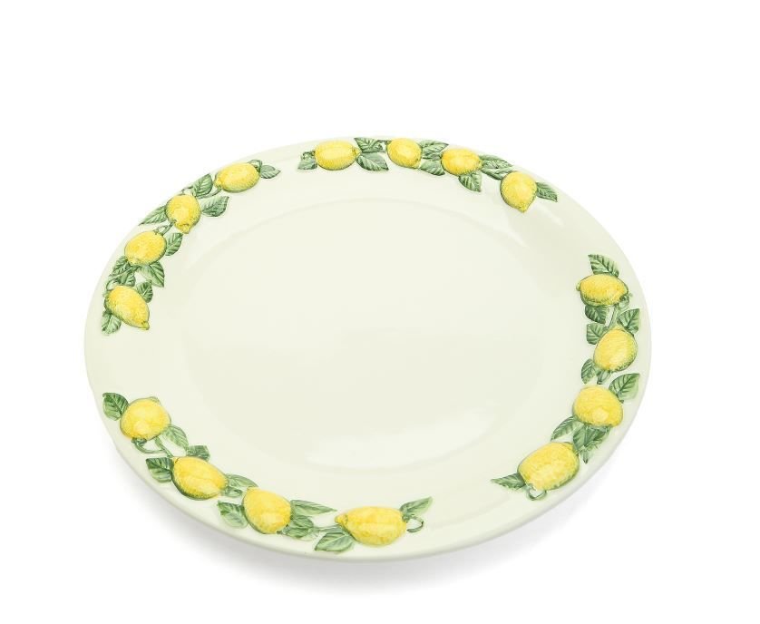 LİMON KABARTMALI SERVİS TABAĞI 28 CM