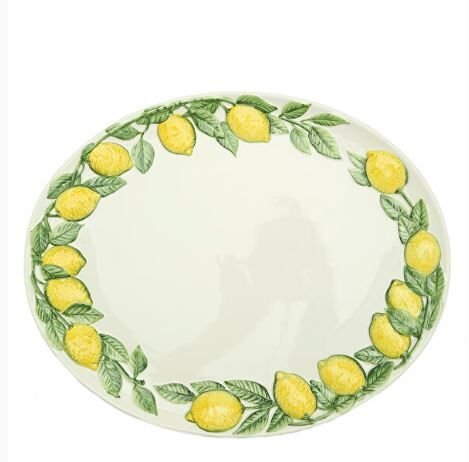 LİMON KABARTMALI OVAL TABAK 50 CM