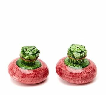 TUZLUK & BİBERLİK KIRMIZI TURP FORMLU 8 cm