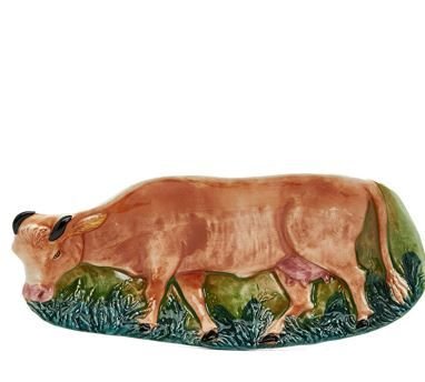 KAŞIKLIK KAHVERENGİ İNEK FORMLU 23 x 13 cm