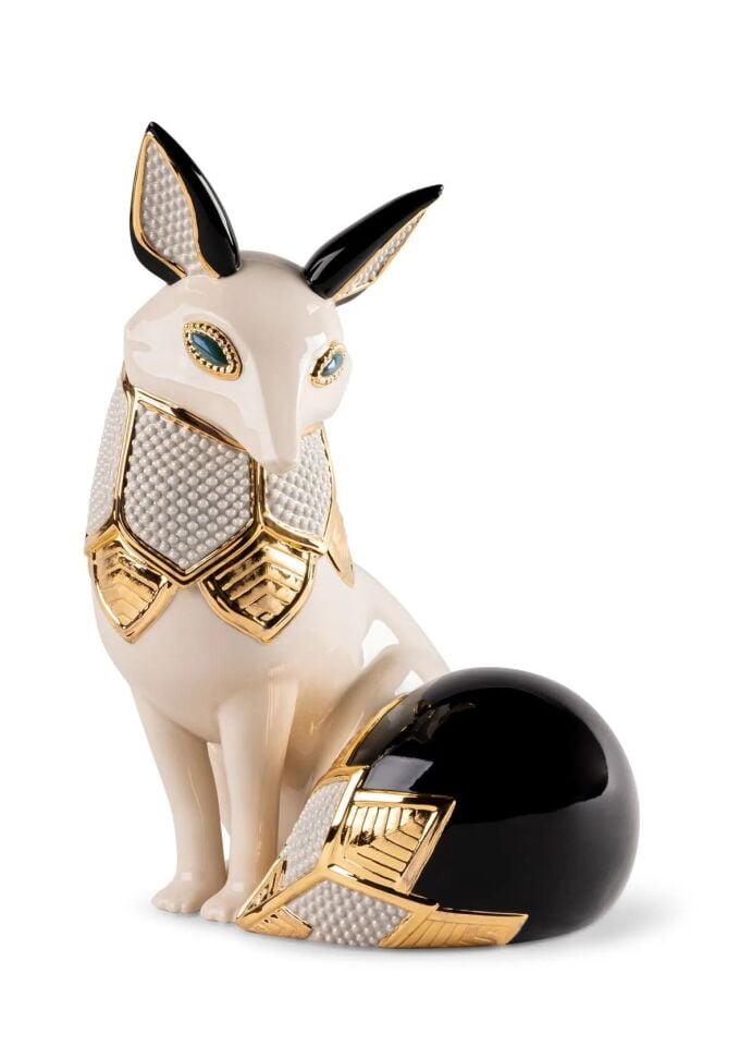 LLadro Tilki Mücevheri Heykeli