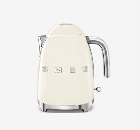 Krem Paslanmaz Çelik Su Isıtıcı 1,7 Lt Collection by Smeg
