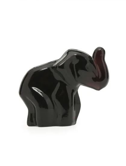 Crystal Elephant Fil Obje Dark Violet 10 Cm