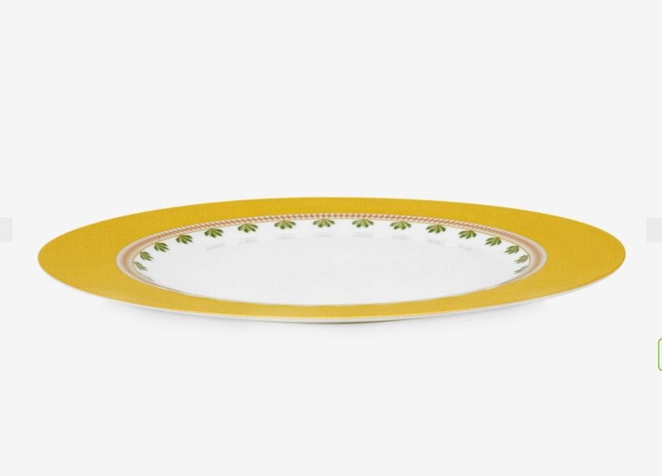 Sarı Porselen Yemek Tabağı 26,5 Cm La Majorelle Collection by Pip Studio