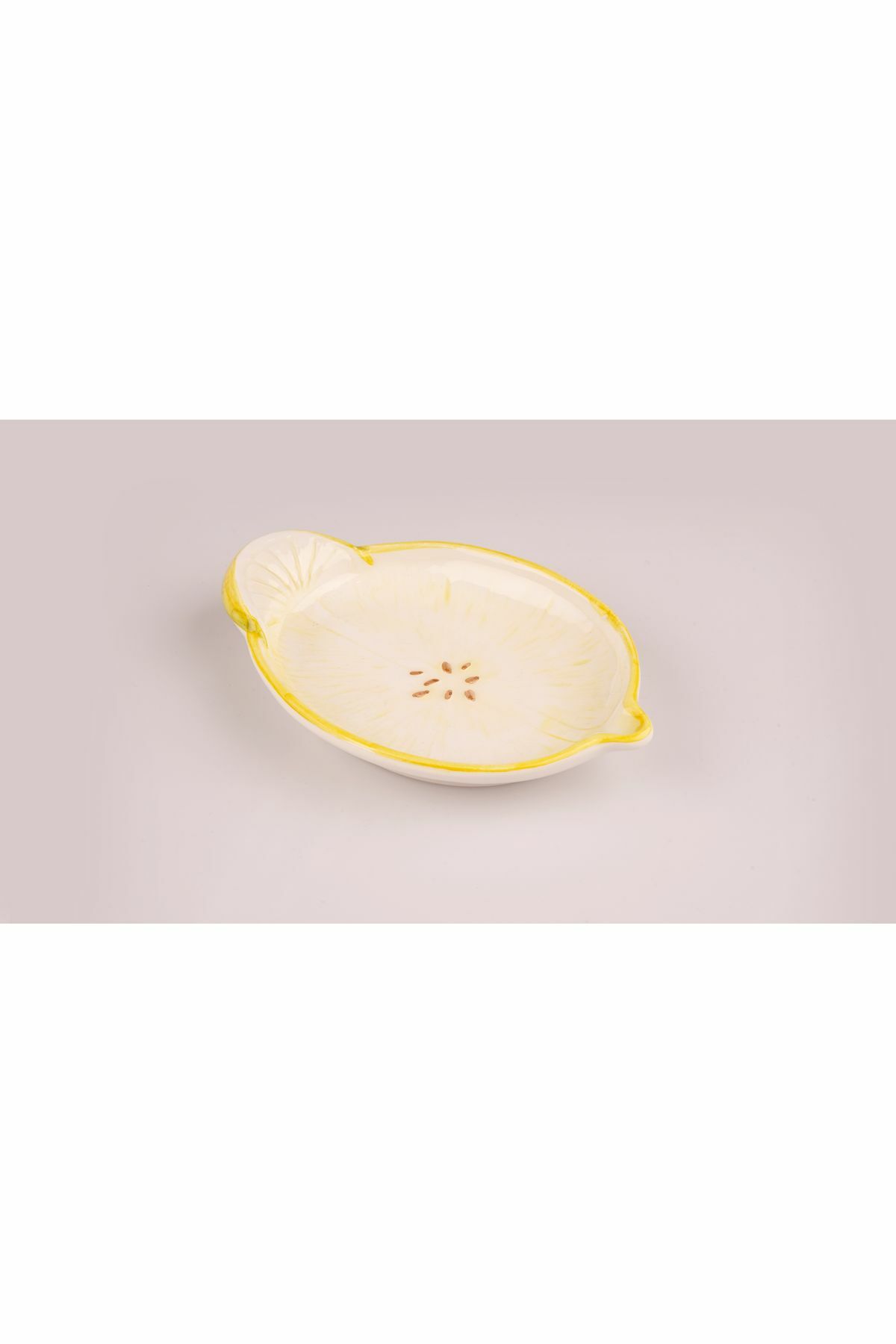 Seramik Limon Dekorlu Sosluk