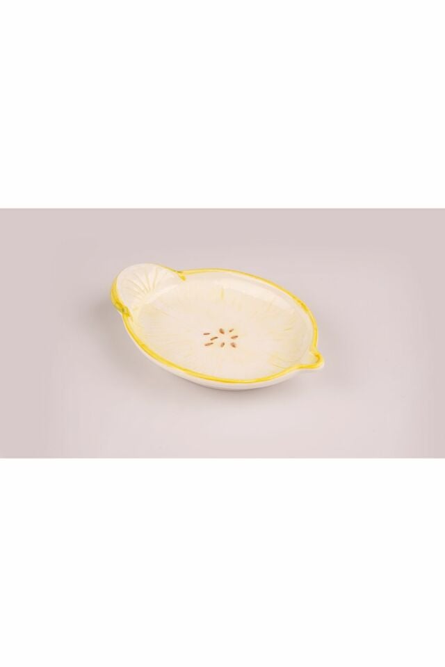 Seramik Limon Dekorlu Sosluk