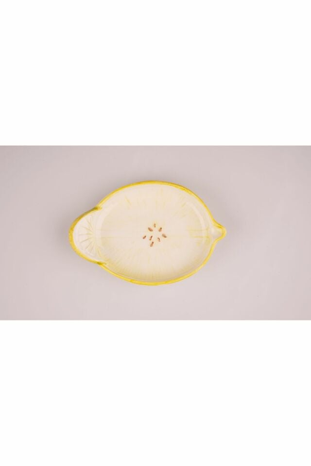 Seramik Limon Dekorlu Sosluk
