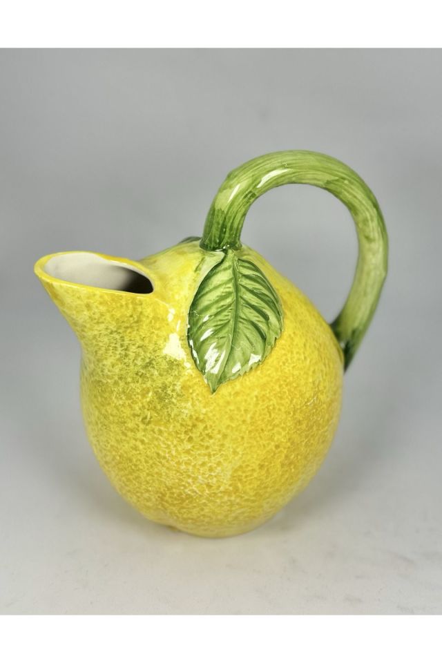 Seramik Limon Dekorlu Sürahi