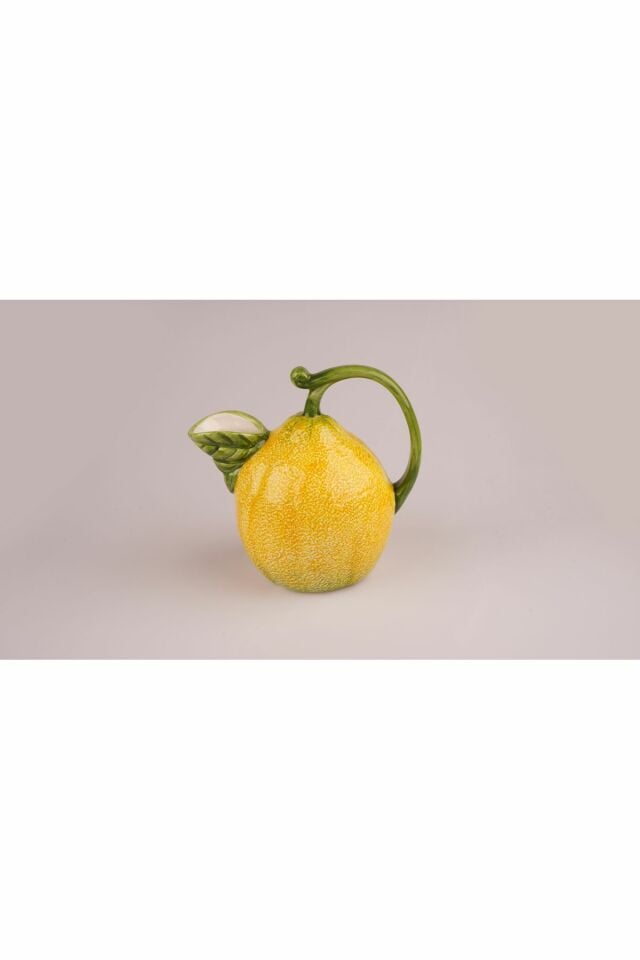 Seramik Limon Dekorlu Sürahi