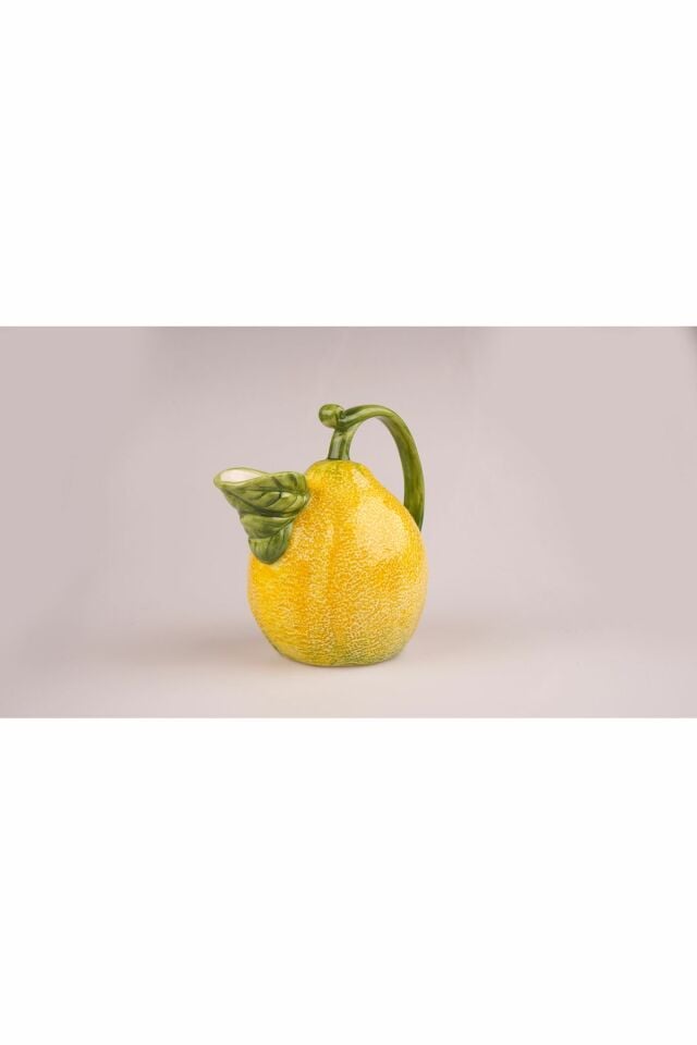 Seramik Limon Dekorlu Sürahi