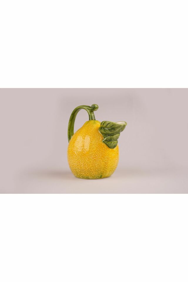 Seramik Limon Dekorlu Sürahi