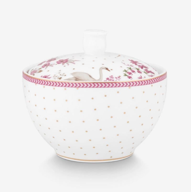 Beyaz Porselen Şekerlik 300 Ml Jolie Collection by Pip Studio