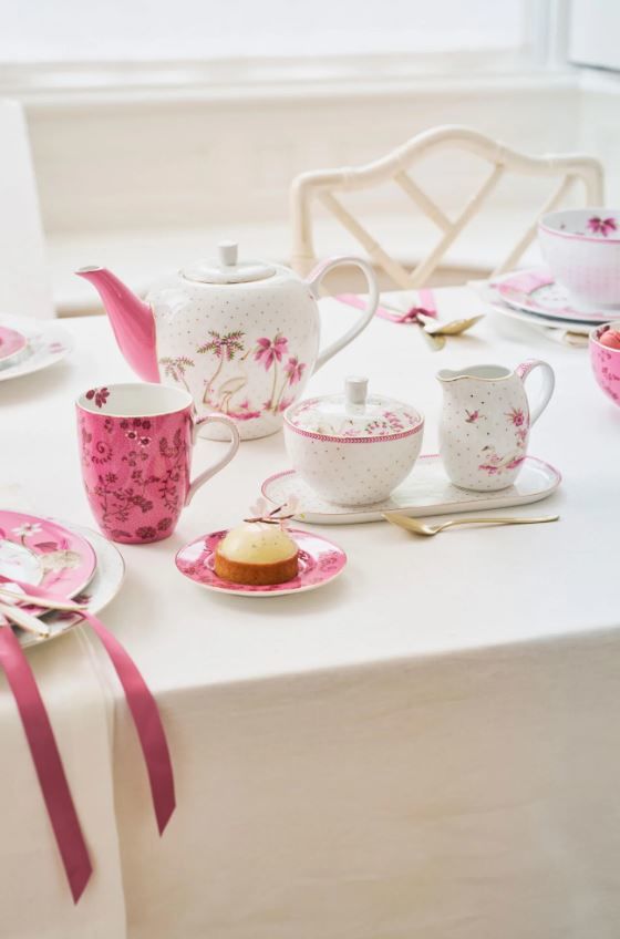 Beyaz Porselen Şekerlik 300 Ml Jolie Collection by Pip Studio