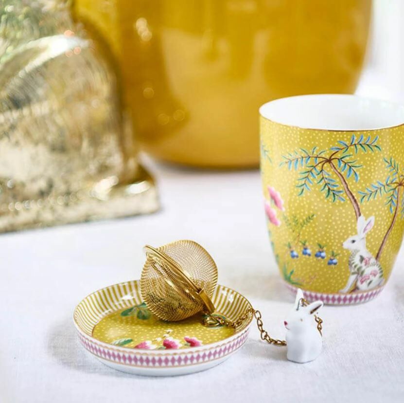 Sarı Porselen Çay Tabağı 9 Cm La Majorelle Collection by Pip Studio