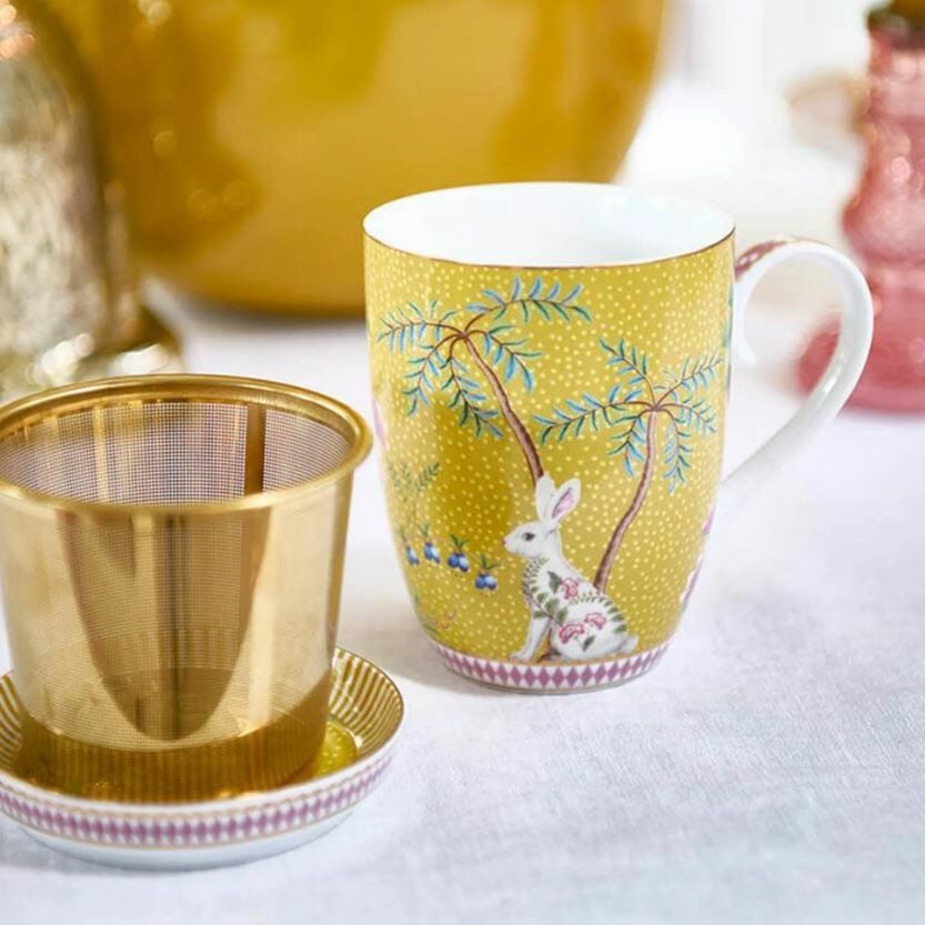 Sarı Porselen Çay Tabağı 9 Cm La Majorelle Collection by Pip Studio