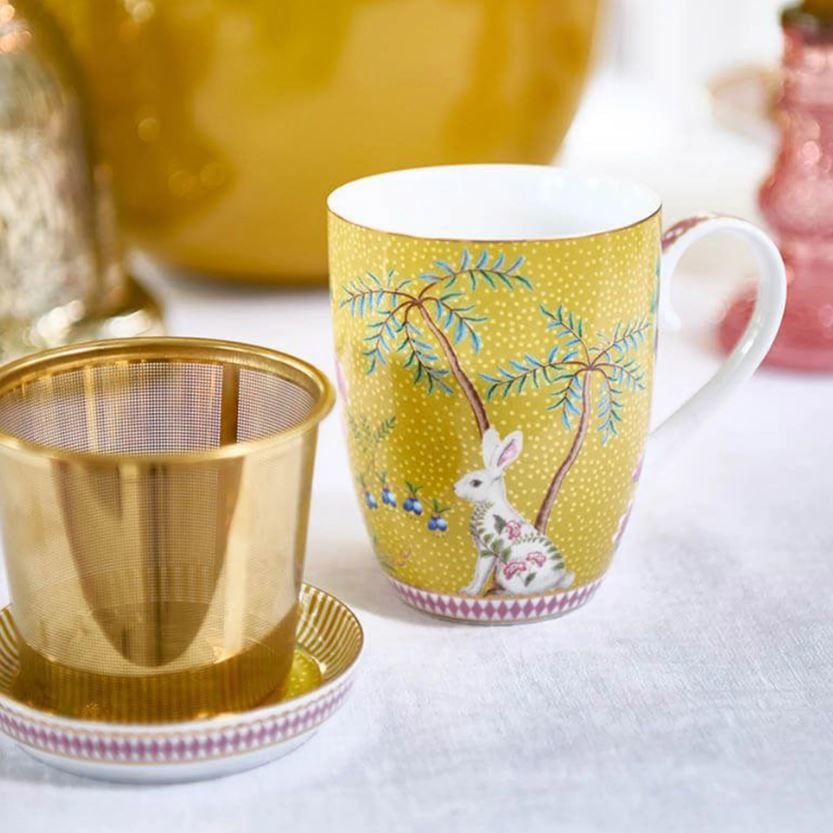 Sarı Porselen Çay Tabağı 9 Cm La Majorelle Collection by Pip Studio
