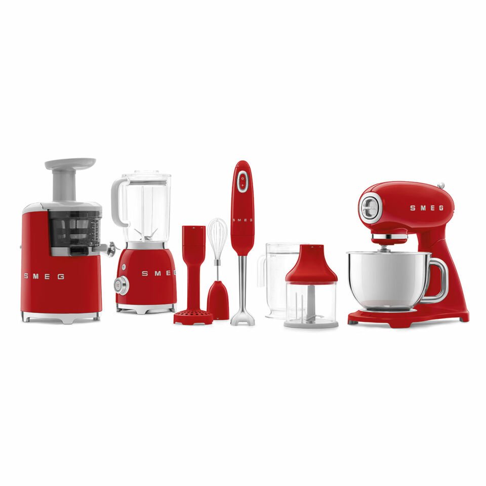 Smeg Hamur Karıştırma Makinası Kırmızı