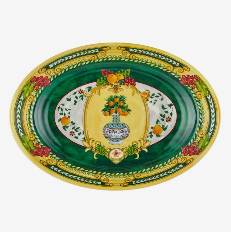 Yeşil Melamin Servis Kasesi 33 Cm Carpe Diem Collection by Chiara Alessi